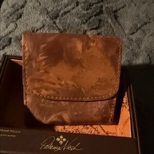 Patricia Nash Brown Leather Pouch